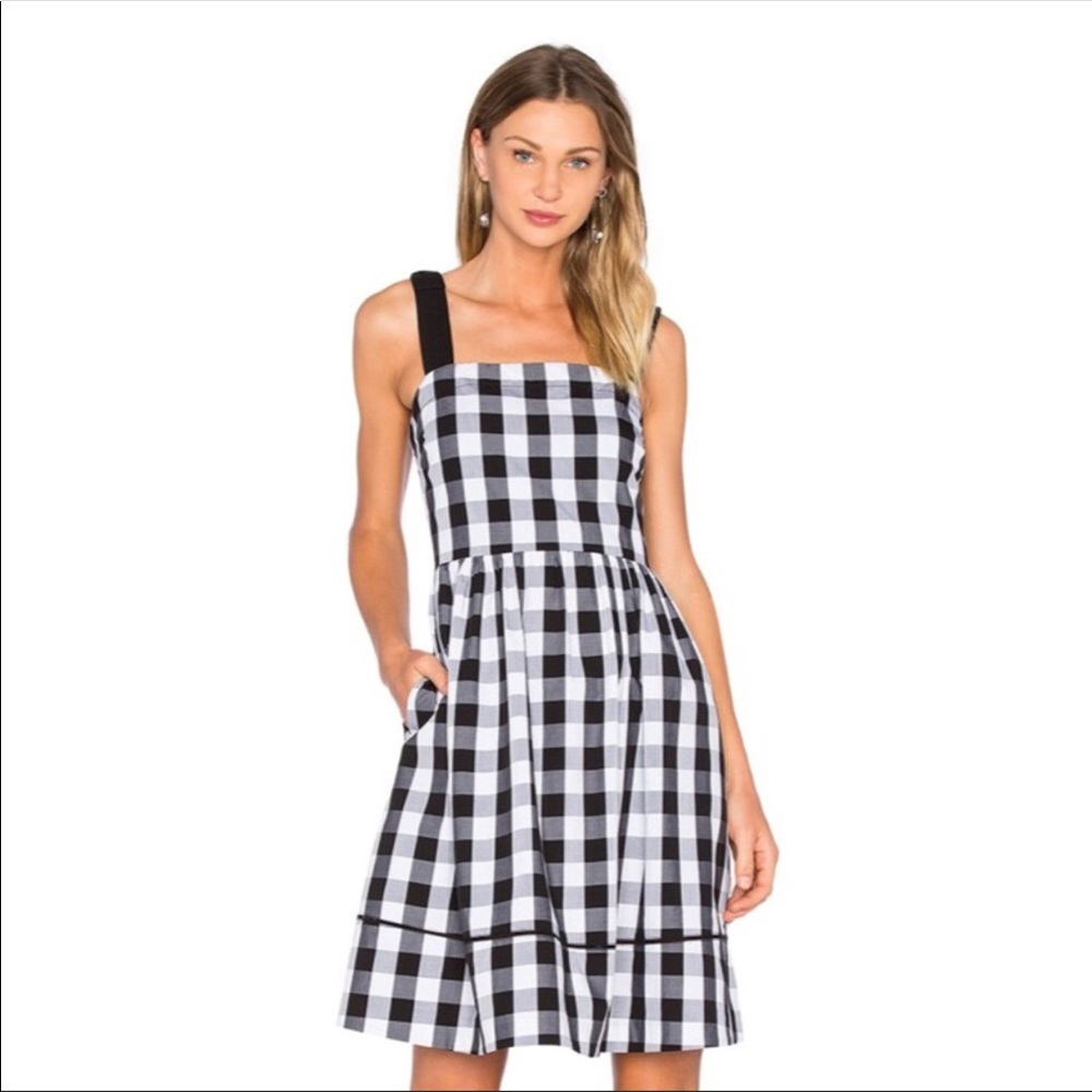 Kate Spade Black Gingham Dress size 0